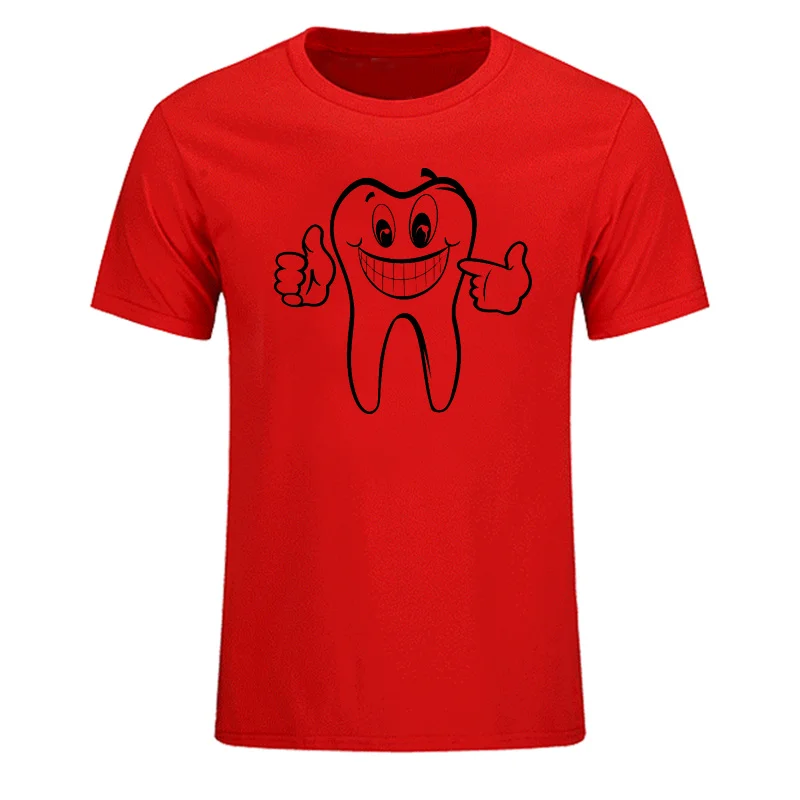 Уход за зубами брендовая мужская летняя одежда 100% хлопок однотонная