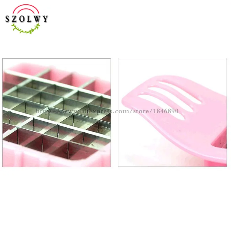 new Stainless Steel Vegetable Potato Slicer Cutter Chopper Chips Making Tool Cutting Device Fries utensilios de cozinha | Дом и сад