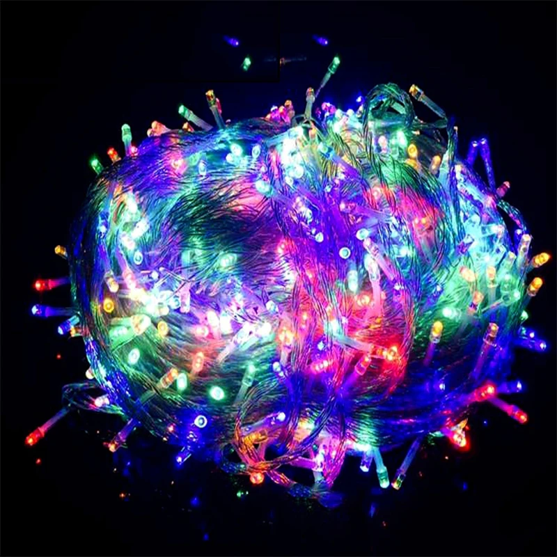 10 м 100M 220V Светодиодные строки светильник Рождественская елка уличный