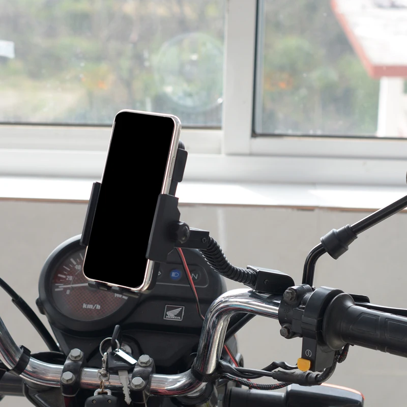 Универсальное мотоциклетное Беспроводное зарядное устройство Qi 10 Вт с