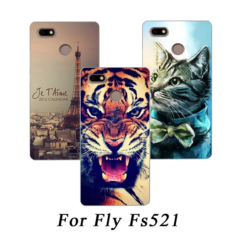 Мягкий ТПУ чехол для Телефона Fly Power Plus 1 FS521 Чехлы Силиконовые чехлы с