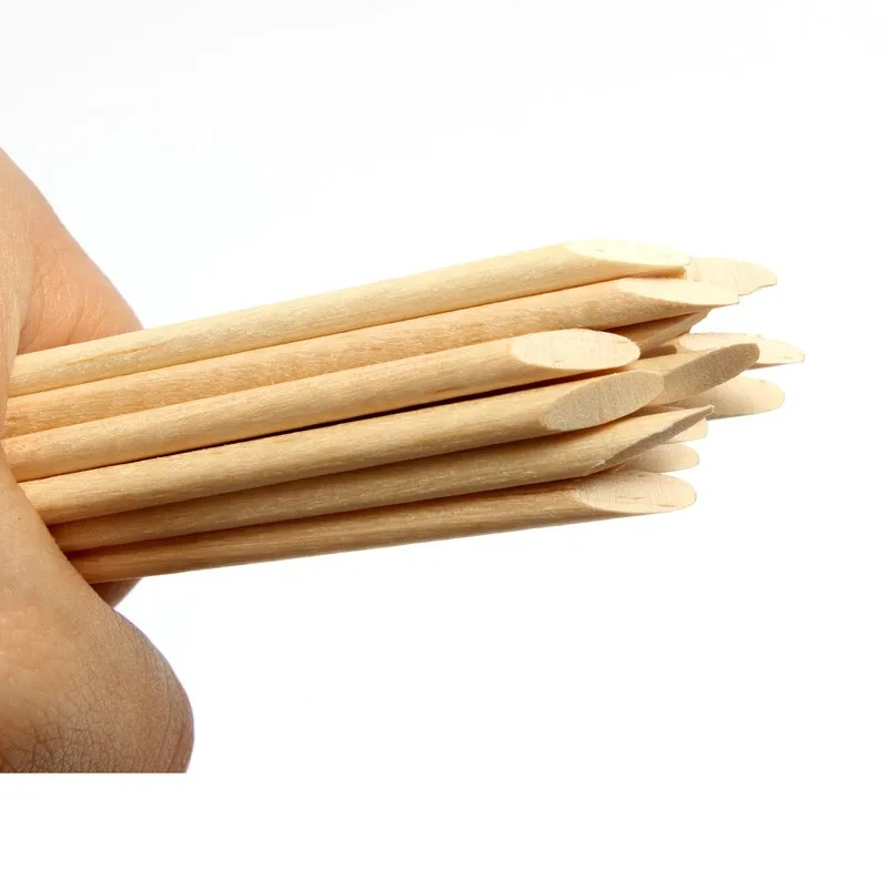 Деревянные палочки для маникюра деревянные высокого качества 2 сторонний