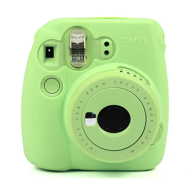 5 CAIUL чехол для камеры моментальной печати для Fujifilm Instax Mini 9 Mini 8 8+ чехол, Классический фосфоресцирующий желеобразный чехол для камеры - Цвет: 5