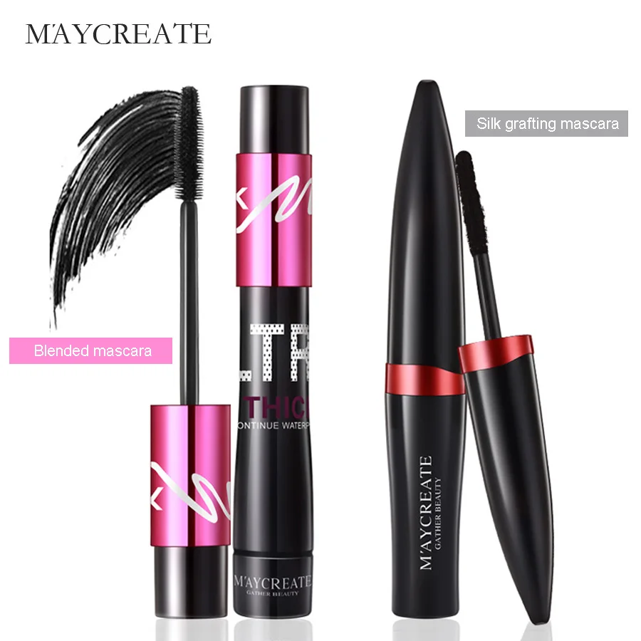 MayCreate 1 Набор Тушь для ресниц женщин макияж Многофункциональный расширение