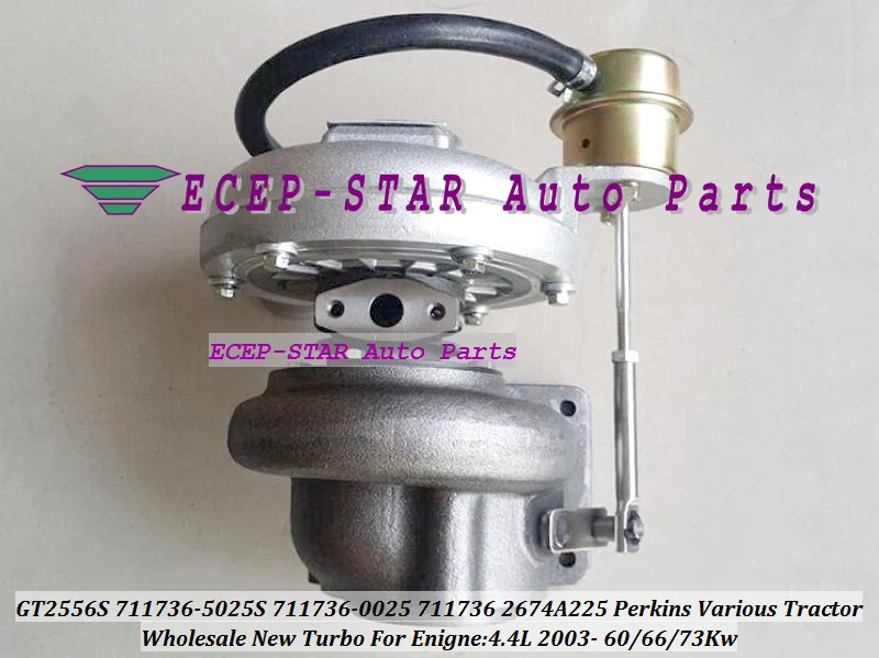GT2556S 711736 5025S 0025 0029 2674A225 Турбокомпрессор для Perkins различные тракторы л T4.40 03 66
