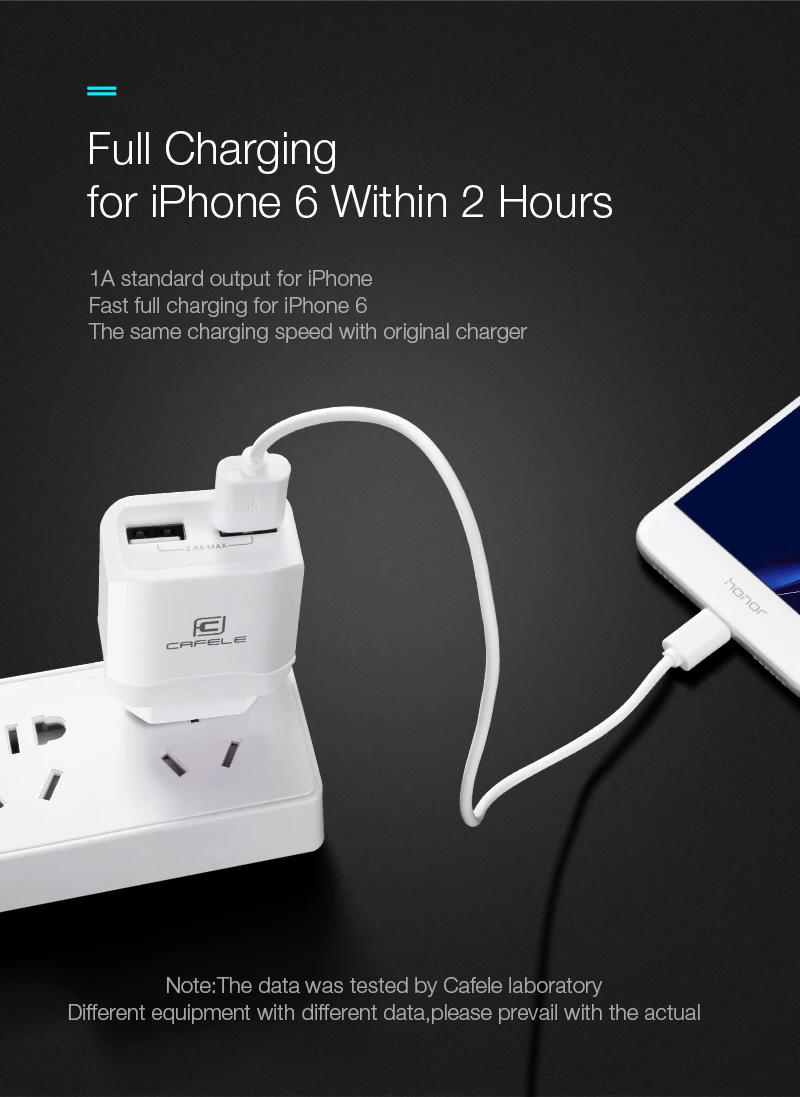 CAFELE EU зарядное устройство с разъемом для путешествий USB 2.4A двойной выход универсальный адаптер зарядное устройство смартфон зарядное устройство с 2 в 1 Выдвижной кабель