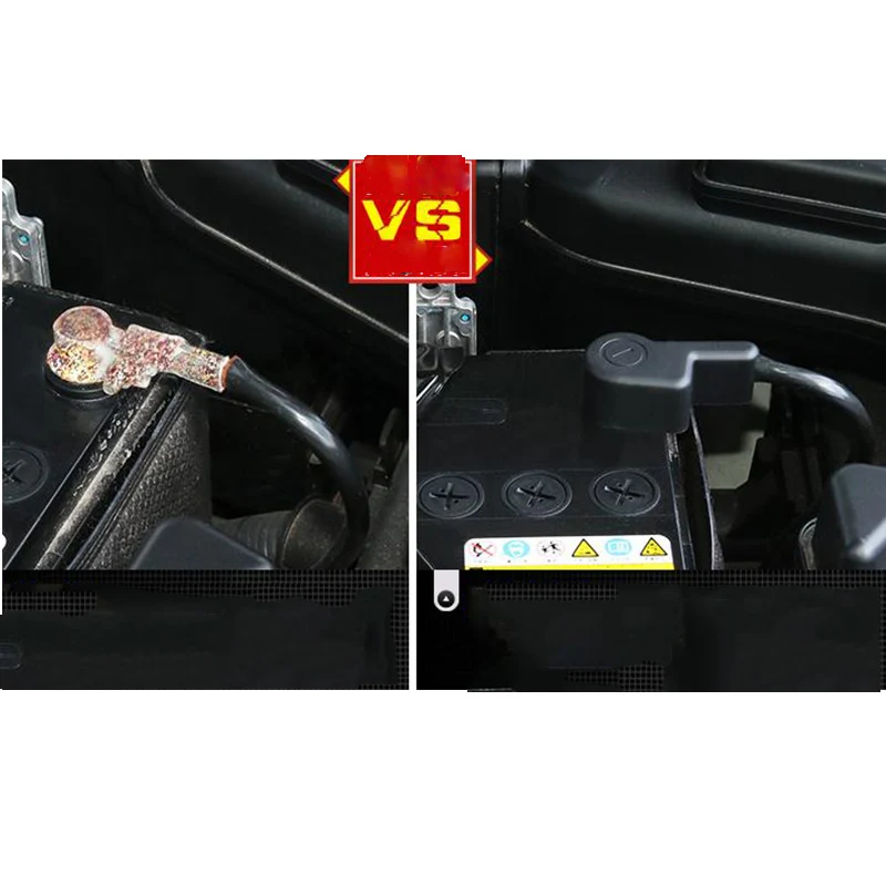 Черный ABS автомобильный аккумулятор анод отрицательная Защитная крышка для Nissan