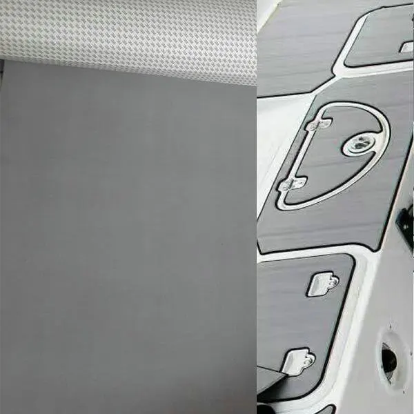 Настил из пенопласта ЭВА для морской лодки темно-серый с черным основанием 900 мм *