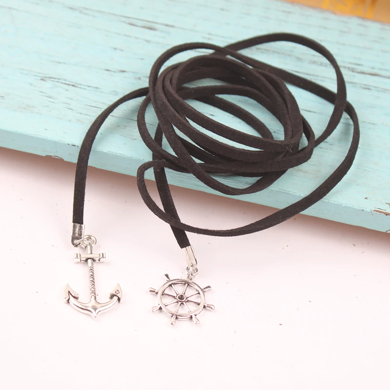 Hengcreation Уникальный колье ожерелье длинные черные бархатные на ювелирные изделия