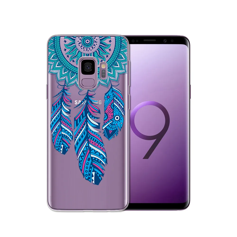 12 Чехол из ТПУ с рисунком для samsung Galaxy S9 S9 Plus, силиконовый чехол для телефона samsung S7 Edge, S8, S8 Plus, S10, прозрачный чехол - Цвет: 12