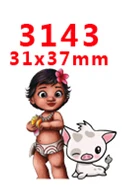 30 шт мультфильм персонаж плоское украшение из смолы PR 2942 - Цвет: 3143