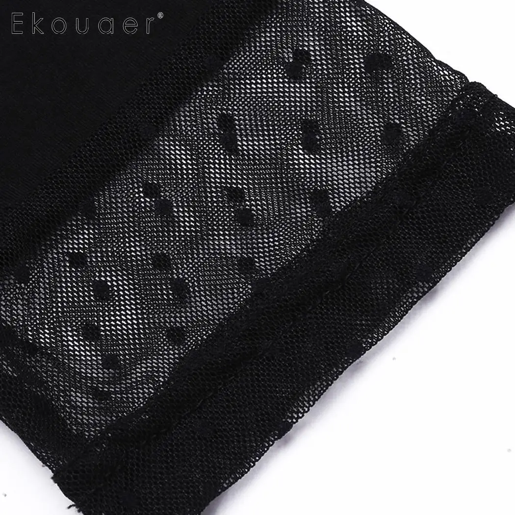 Ekouaer женский пижамный комплект одежда для сна с круглым вырезом и длинным рукавом