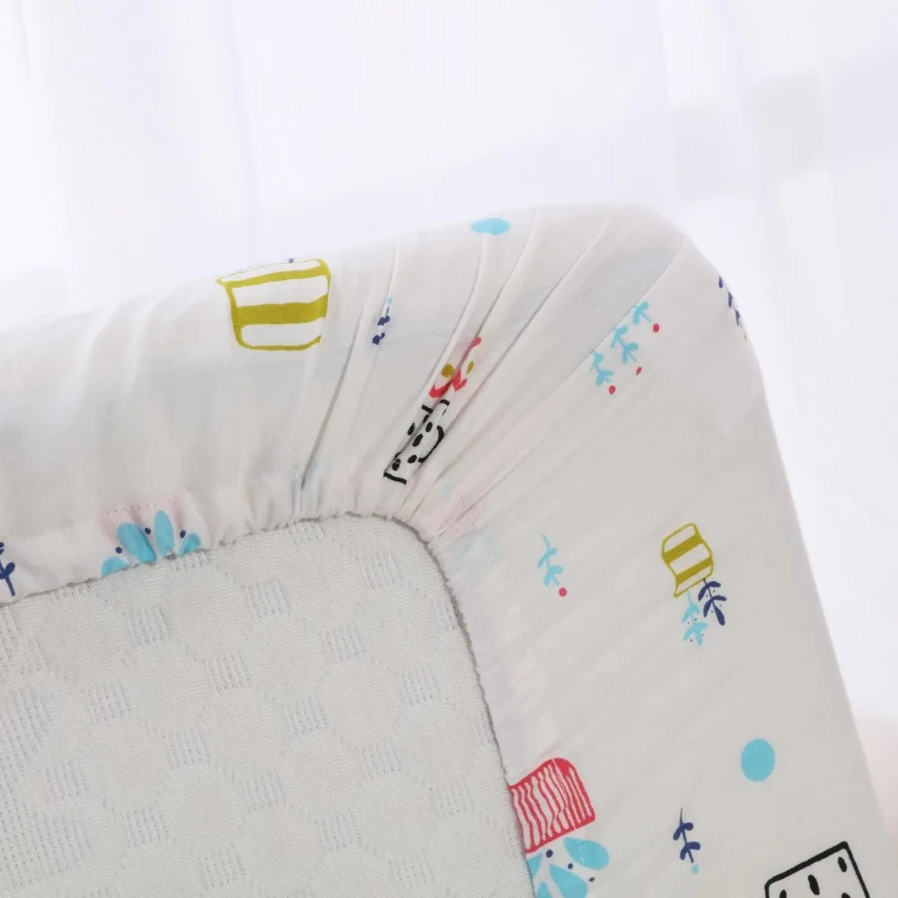 Простыня из хлопка детская кроватка/корзина/чехол для матраса популярные