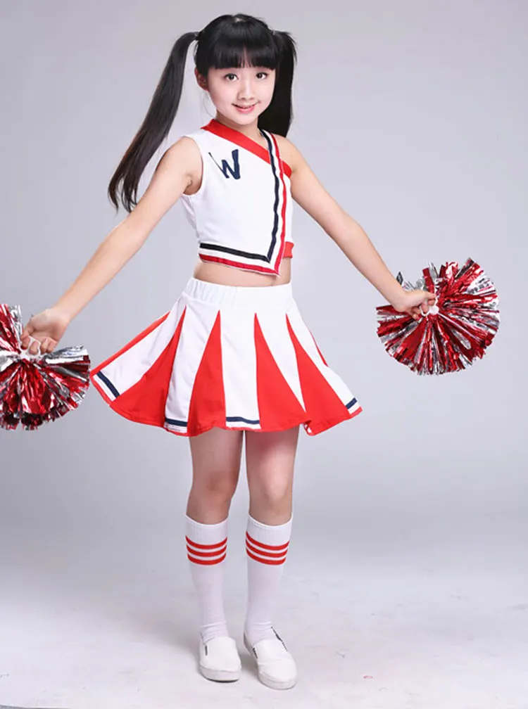 Детский спортивный костюм для болельщиков школьная форма девочек выступлений