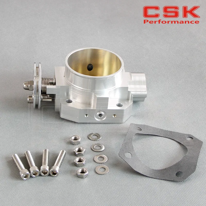 Алюминиевый корпус дроссельной заслонки 70 мм Подходит для Honda B16 B18 Civic ACURA Integra SI CRX