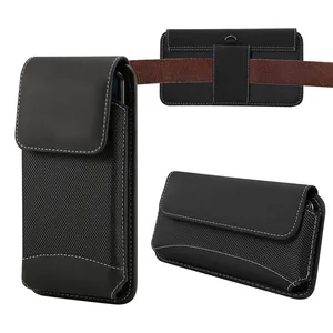 Imported Universal Pouch Holster Case Rugged nylon belt loop clip Fits For SAMSUNG For iphone cover case for 