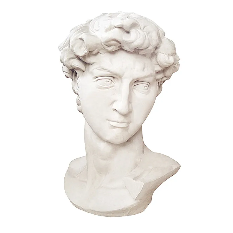 As The Picture Shows 120 см статуя Давида головные портреты бюст микеланжело Buonarroti украшения для дома гипсовая пудра художественный материал L2316 - Цвет: As The Picture Shows