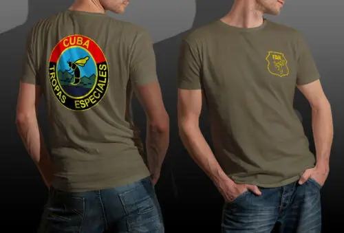 Футболка с двойными боками Fidel casto Far Special Forces Tropas Especiales мода для коммунистической