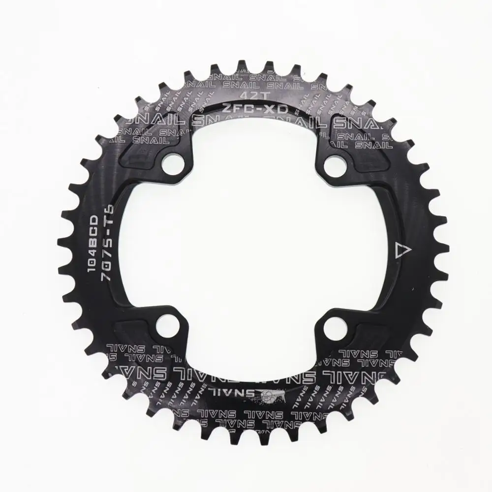 Круглая цепная цепь 104 BCD 40 42 44T 46 48 50 52T зуб MTB горный велосипед цепь колеса Сверхлегкий зубная пластина 104bcd