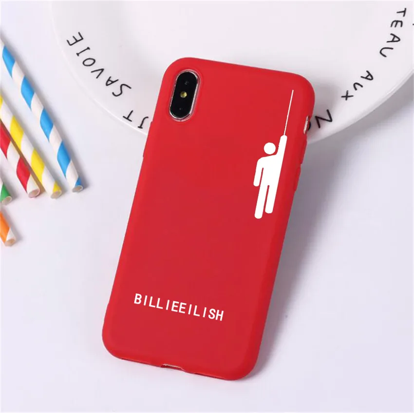 Billie eilish чехол для телефона с логотипом для iPhone X 7 Plus XS 10 чехол TPU силиконовый чехол для телефона для iPhone 6S 8 6 Plus XS Max чехол