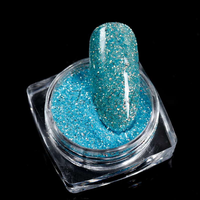 1 баночка голографический блестящий для ногтей хром Лазерная Голография Блестки