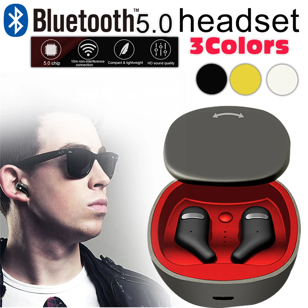 A2 TWS Bluetooth 5 0 наушники беспроводные Беговые Спортивные бинауральные мини стерео