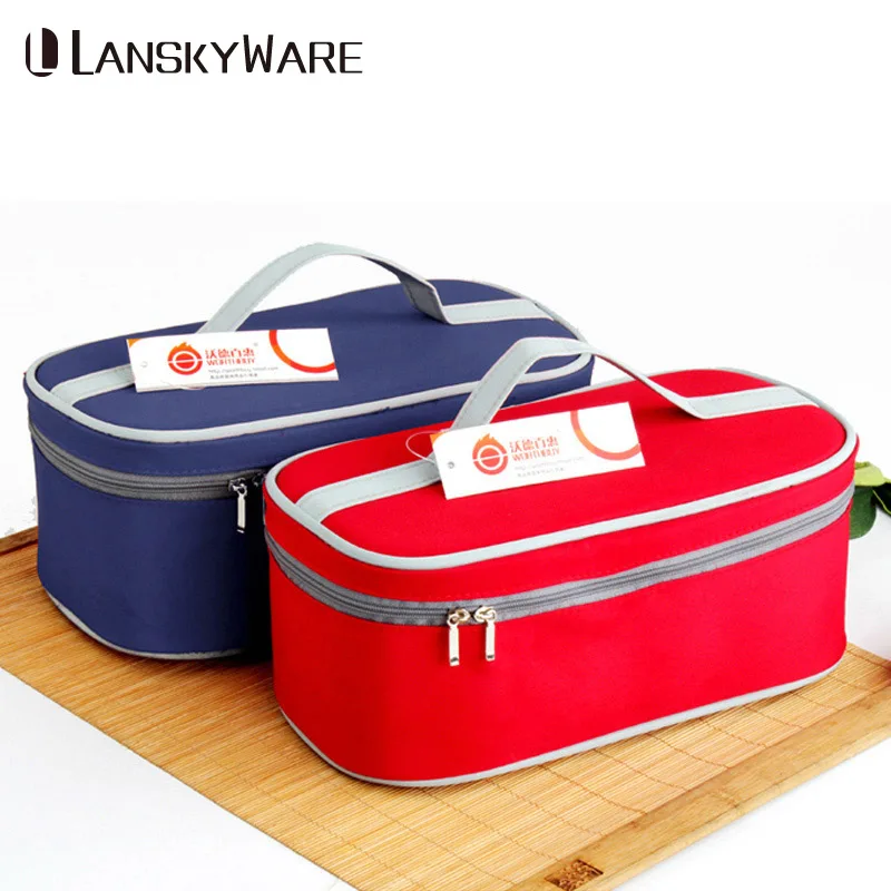 LANSKYWARE портативный набор посуды для улицы семейный из нержавеющей стали