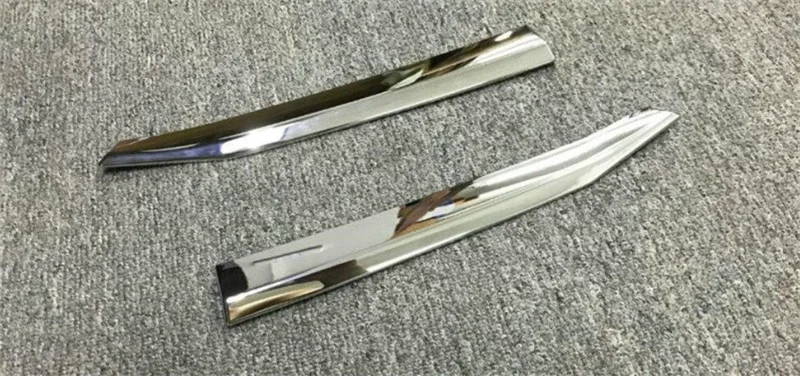 

For Subaru XV 2018 2019 Car Styling Body Protect Detector ABS Chrome Trim Front Up Head Grid Grill Grille Panel Car Accessories