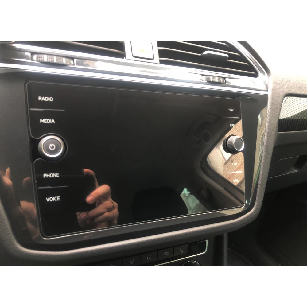 Закаленное стекло для защиты экрана GPS навигатора Volkswagen Jetta Golf 2019 2018 VW R GTI Alltrack
