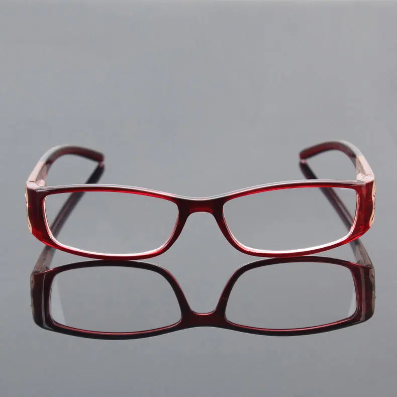 Цветочные очки для чтения Стразы для женщин Gafas de Lectura оправа для очков Роскошные модные очки+ 100 150 200 250 300 350 400