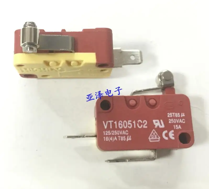 VT16051C2 высоко из Тайваня Haili microswitch/короткие ручки пояса ролика 2 pin 16A 250V нормально