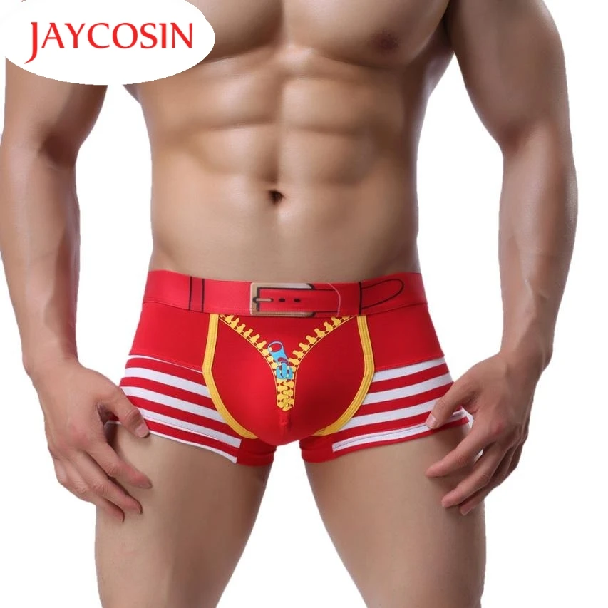 JAYCOSIN новые модные сексуальные мужские полосатые нижнее белье на искусственной