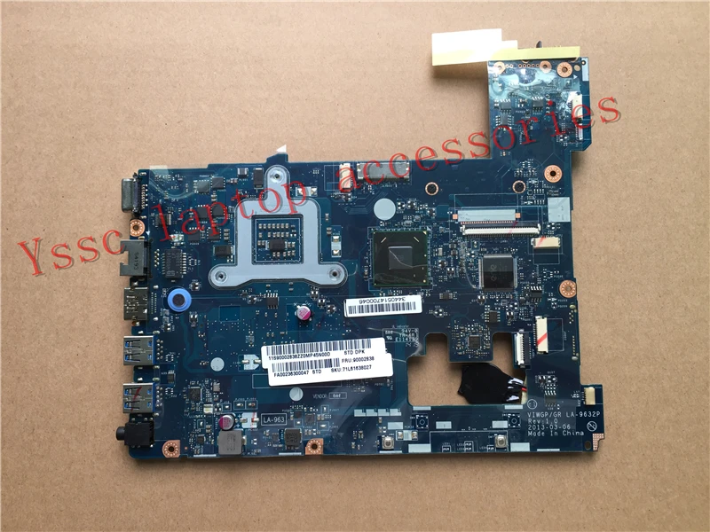 Бесплатная доставка новая материнская плата VIWGP/GR LA 9632P для ноутбука Lenovo G500 HM70 (для
