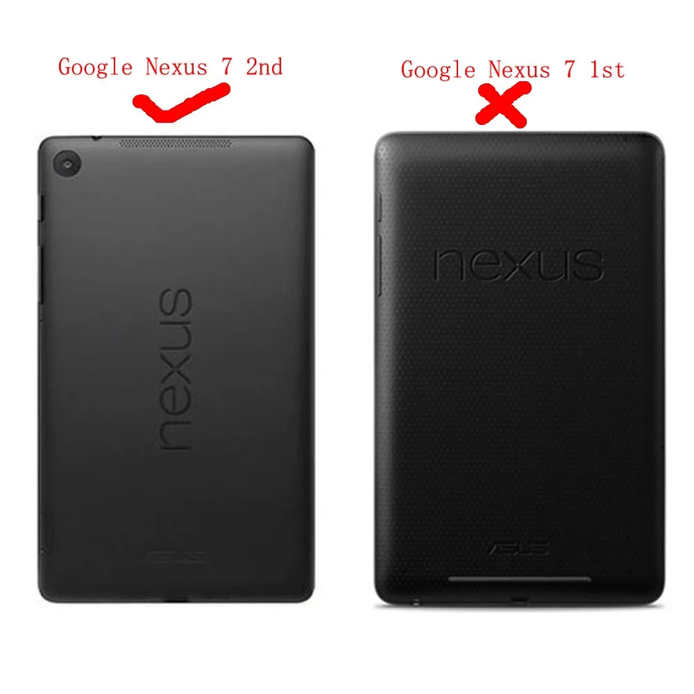 Чехол из ТПУ для Nexus 7 2013 Новый чехол планшета Google FHD силиконовый (не 1st)|tablet pouch|nexus
