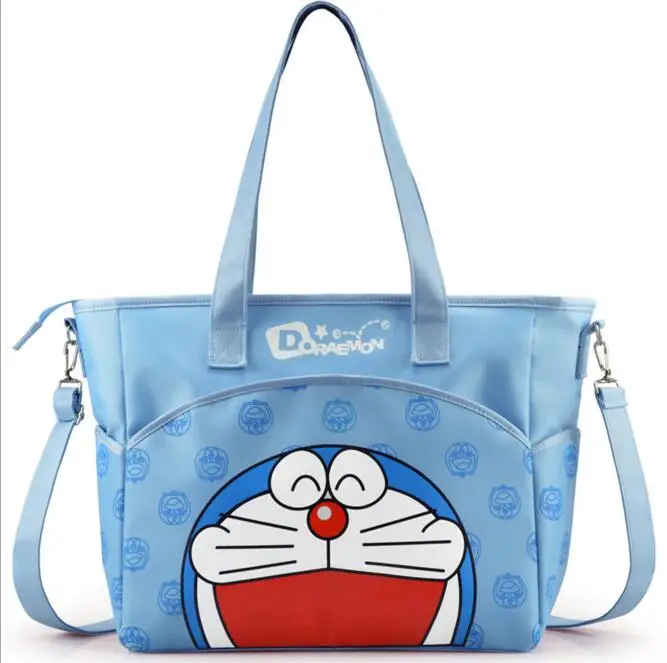 Оксфорд hello kitty Мумия сумка женская повседневная сумка для покупок мультяшная вместительная сумка для женщин сумка для пикника 2 цвета - Цвет: Синий