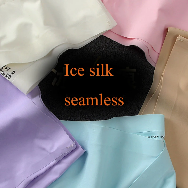 Для женщин детское нижнее белье с низкой талией, комфортные Ice Silk(искусственное волокно дышащие Бесшовные стрейч летнее нижнее белье