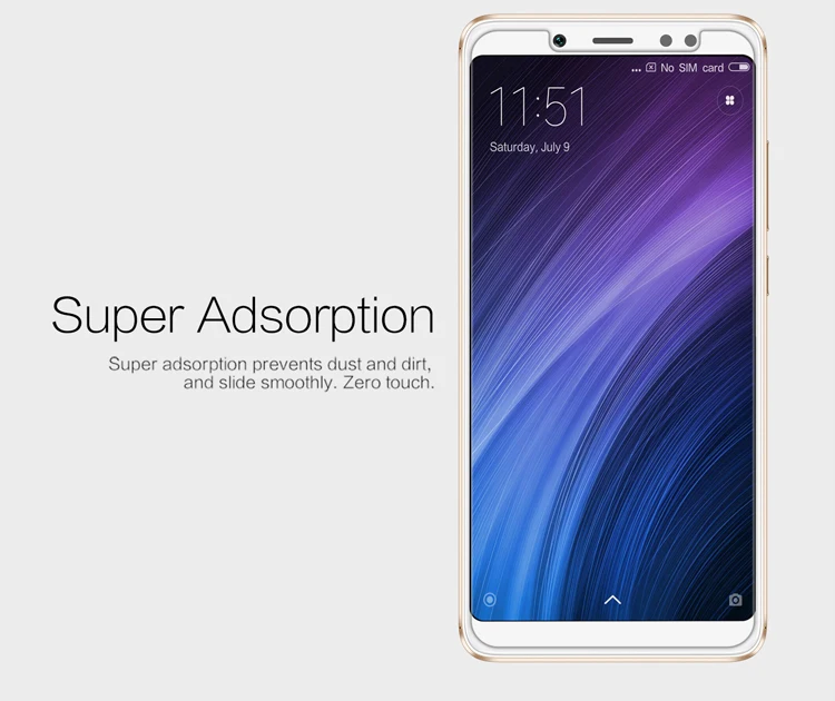 2 шт./лот xiaomi redmi note 5 pro prime защита экрана NILLKIN Супер прозрачная защитная пленка +