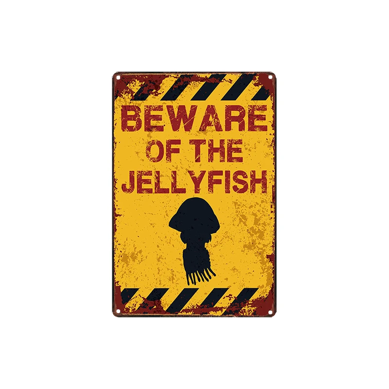 Декоративные предупреждающие металлические тарелки винтажная посуда для собаки