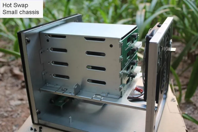 NAS чехол для компьютера N4 ITX алюминиевый корпус N4S шасси с горячей заменой маленький корпус для хранения данных 4 диска