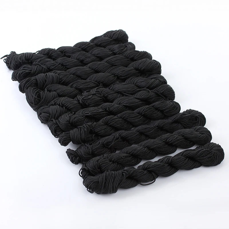 Good Quality 1mm Black Color Nylon Cord Thread Chinese Knot Bracelet Cords For Jewelry making 150metre/lot | Украшения и