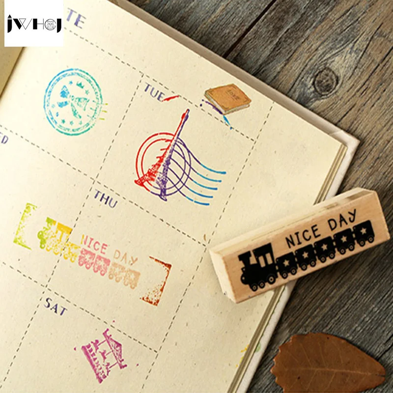 JWHCJ 1 шт. большой яркий цвет Радуга Печать inkpad Дети DIY ручной работы скрапбук