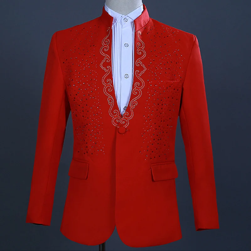 Новый дизайн Брендовые мужские костюмы платья для выступлений и певиц вечерние 2