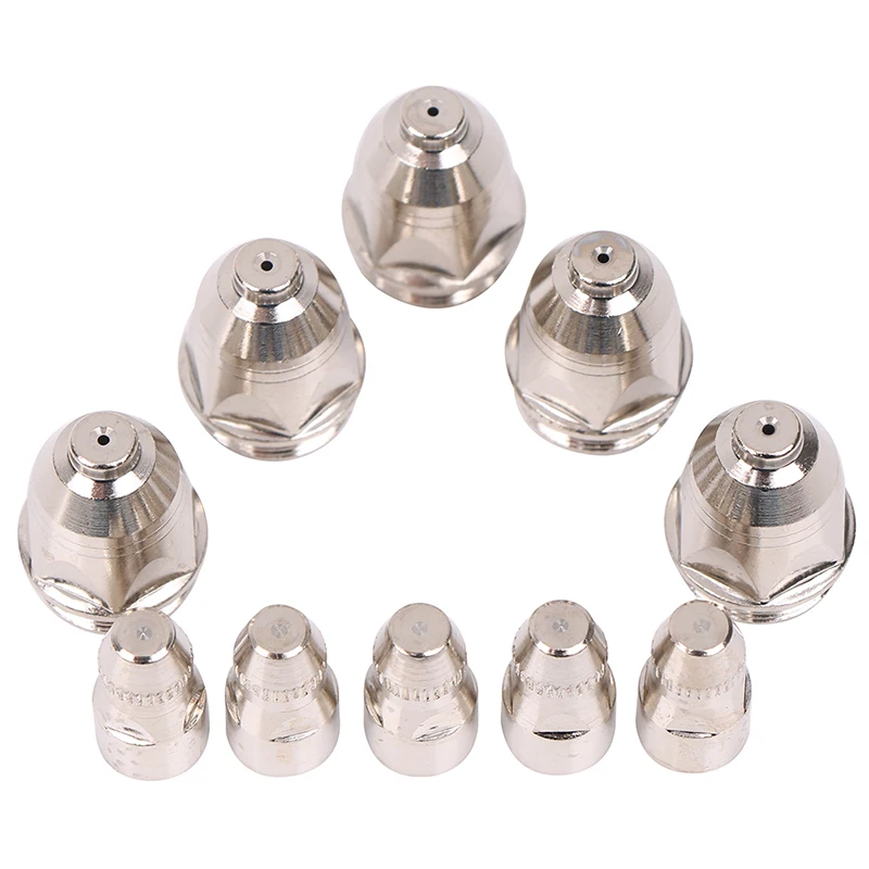 

10pcs P-80 Plasma Torch Consumable 1.1mm Nozzle Tip Electrode Trail Pack