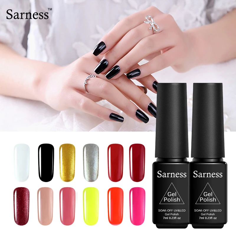Sarness 1 шт. впитывающий УФ-гель Vanish Professional Solid Colors для ногтей великолепный лак
