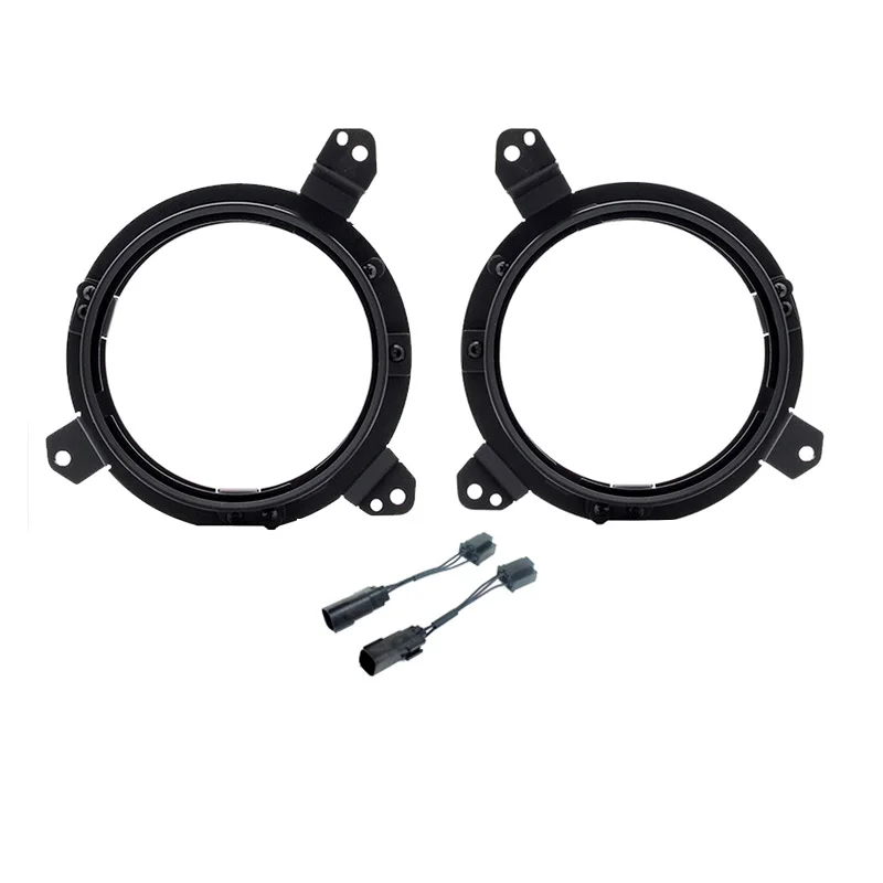 Черный FADUIES 9 дюймов круглый кронштейн крепления фары для- Jeep Wrangler JL черная пара - Цвет: Черный