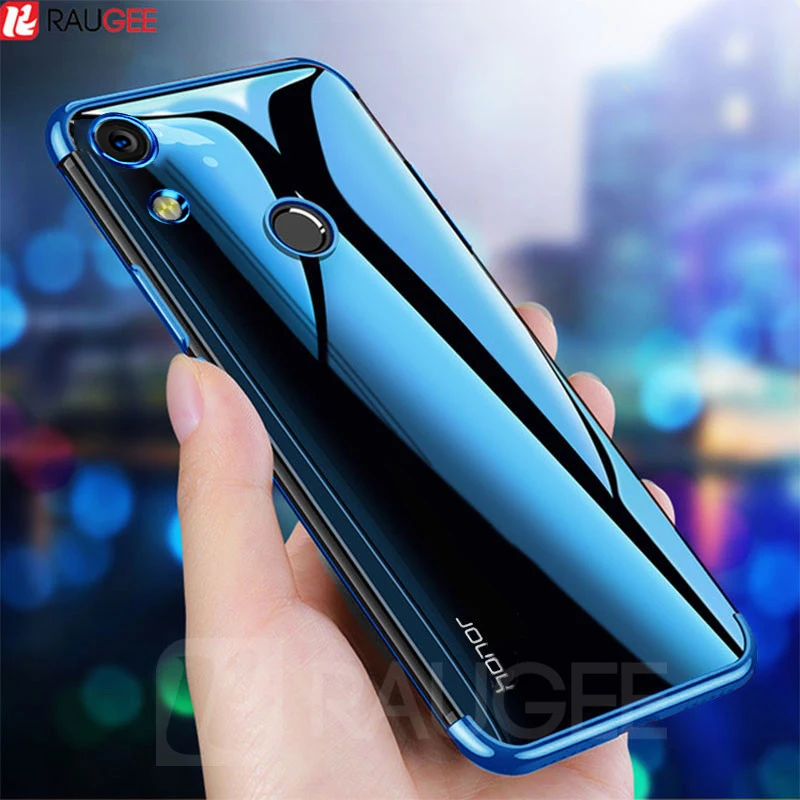 Силиконовый чехол для huawei Honor 8a Pro, чехол-бампер, противоударный, прозрачный, TPU, тонкий чехол для huawei Y6 Y 6 Pro Prime, чехол