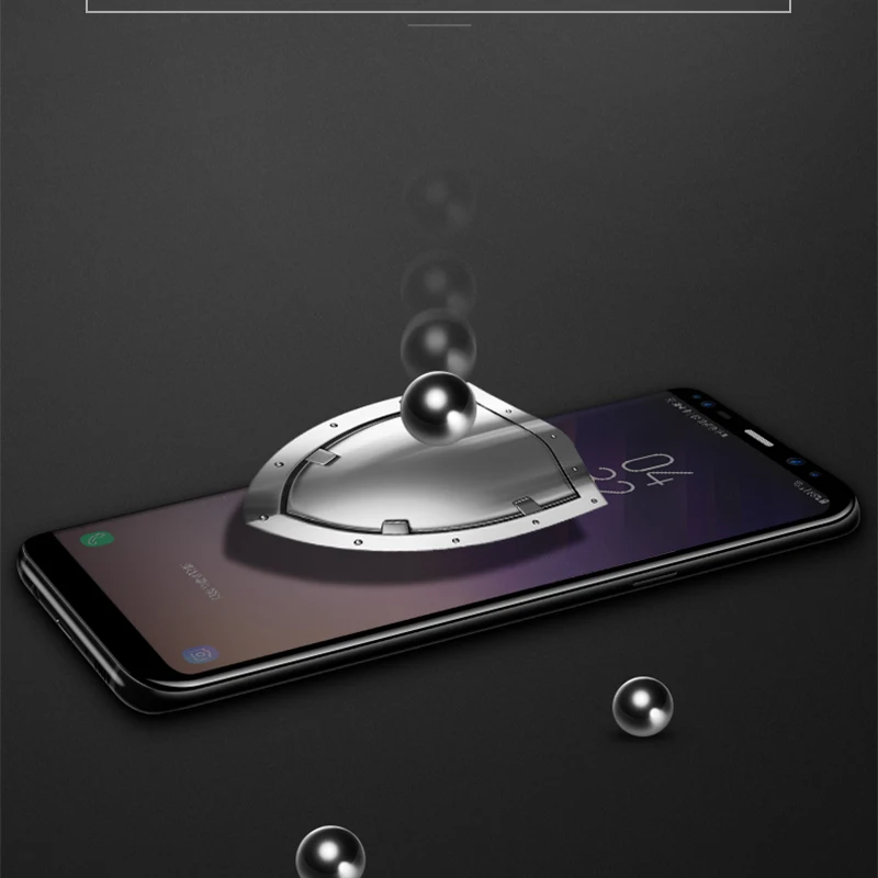 RZP изогнутое полное покрытие закаленное стекло для samsung Galaxy S8 S9 S10 Plus Note 8 9 10 Защита экрана для samsung S8 S9 стеклянная пленка