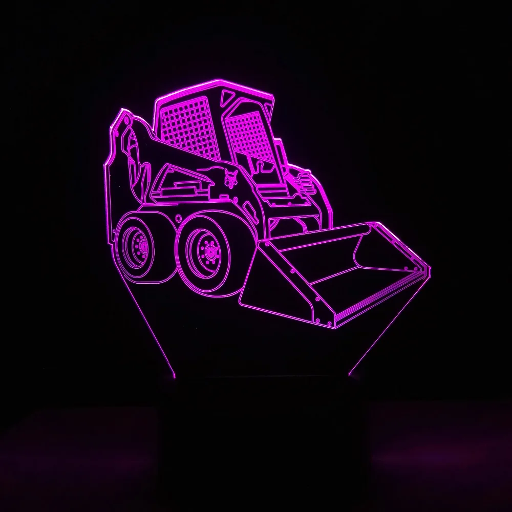 Детский вилочный погрузчик Luminaria 7 цветов затемняющий градиент RGB иллюзия