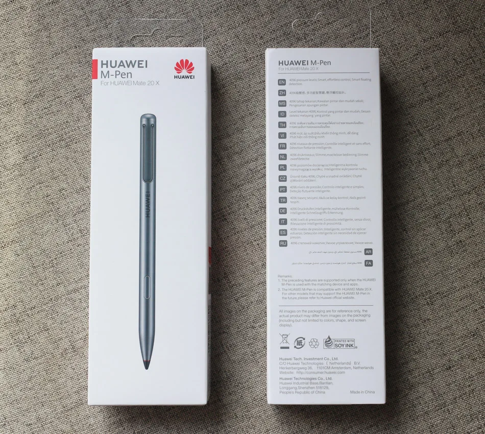 Оригинальный стилус HUAWEI M Pen для mate 20 X встроенный аккумулятор применяется только