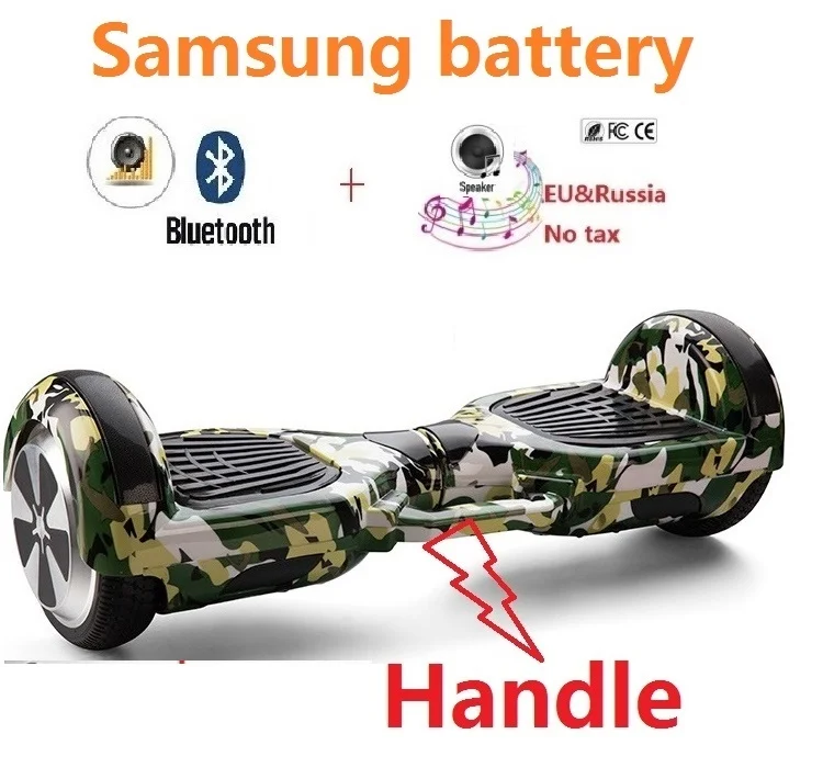Балансируя samsung батареи 6 5 &quotэлектрический скутер Ховерборд Bluetooth gyroscooter 2 колеса
